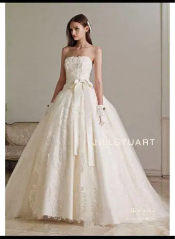 질 스튜어트 아이보리 웨딩 드레스