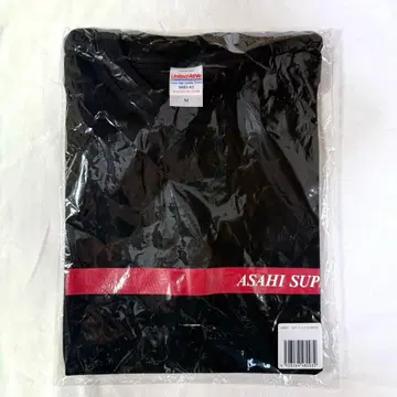 T셔츠 아사히 슈퍼 드라이 M 사이즈 블랙