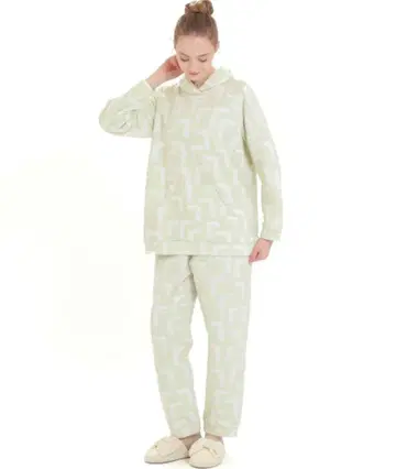 안쪽 면 접착(면 포함) 두꺼운 양말 숄카라 파자마