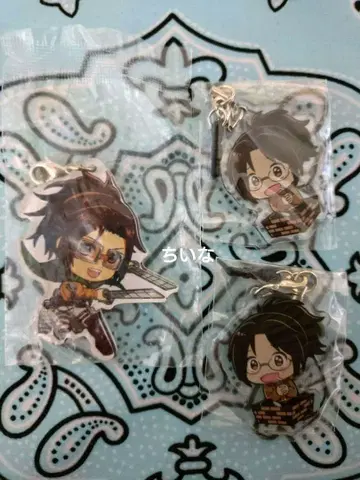 진격의 거인 제일복권 자유로의 진격 3way 참 액세서리 한지 세트