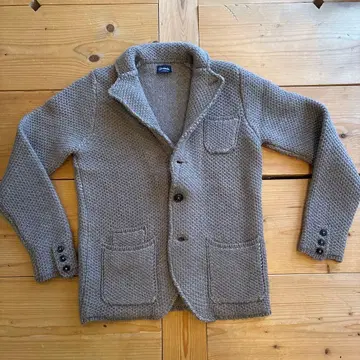 링자켓 별주 Drumohr 돌모어 니트 자켓 44 브라운