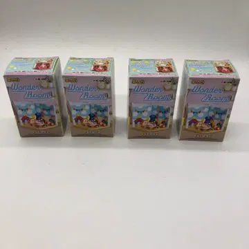 RE-MENT 원더룸 미니어처 피규어 4개 세트