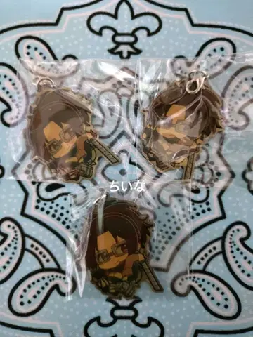 진격의 거인 트레이딩 메탈 참 한지 세트