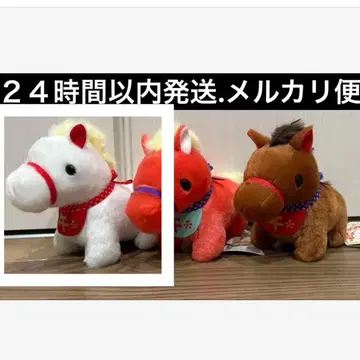 복을 부르는 말 봉제 인형 마스코트 ST 사이즈 하쿠바짱