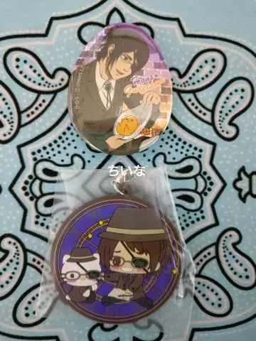 진격의 거인 산리오 타마고 캔뱃지 러버 스트랩 한지 세트