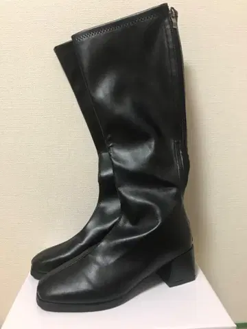 디홀릭 롱 부츠 블랙 블랙 24.0cm