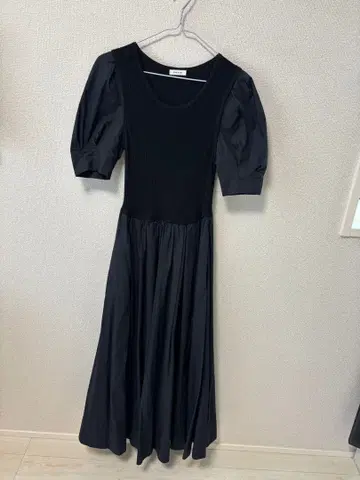 FRAY I.D 블랙 원피스