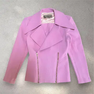 레어 Pinky&Dianne 라이더 자켓 핑크 M