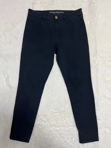 아메리칸 이글 HI-RISE JEGGING 블랙 데님 US 10