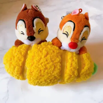 디즈니 썸머 칩 앤 데일 옥수수 인형 배지