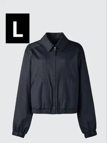 UNIQLO U 집업 숏 블루종