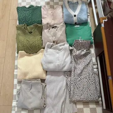 여성용 겨울 의류 봄옷 묶음 판매