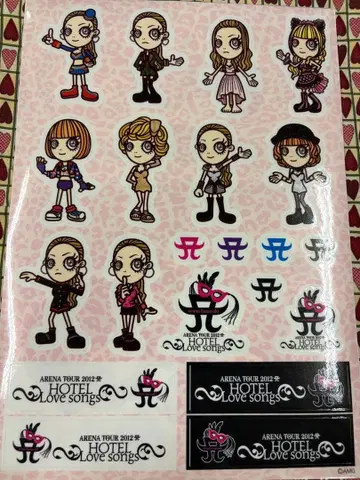 하마사키 아유미 아유빵 스티커 HOTEL LOVE SONGS 3개