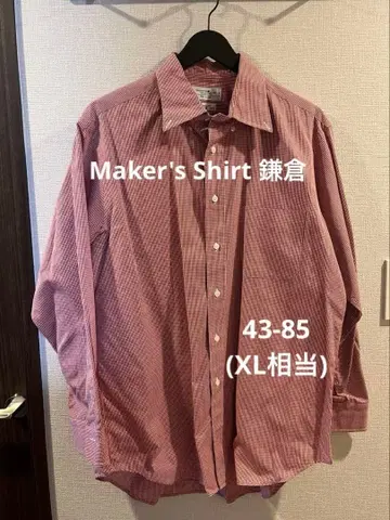 Maker's Shirt KAMAKURA 셔츠 43-85 (XL 상당)