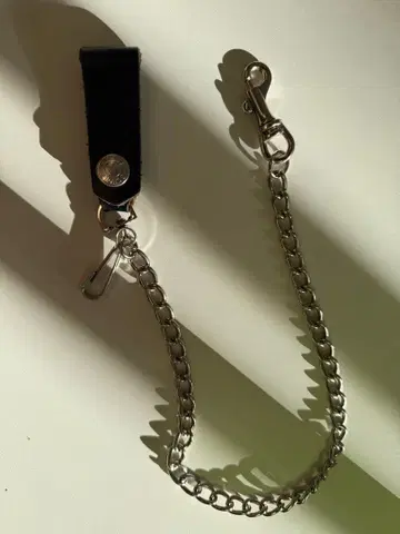 Schott 천연 가죽 (소) 지갑 체인