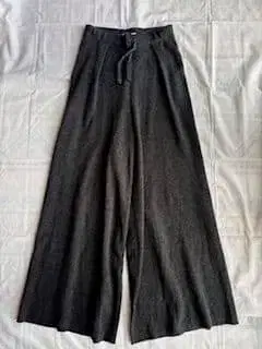 갤러리 바이 GALERIE VIE 울 이지 팬츠 릴랙스 와이드