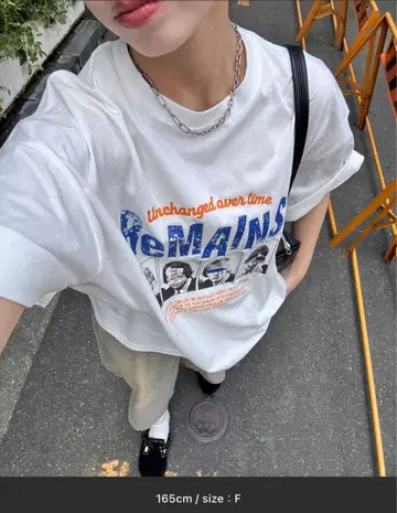 피그먼트 밴딩 TEE 오버 사이즈