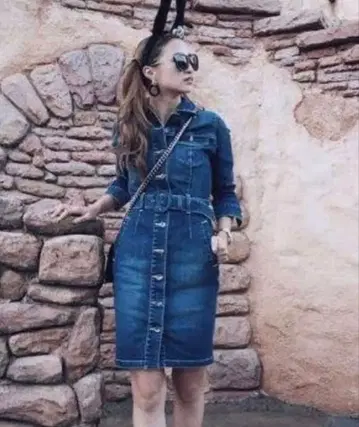 rienda 데님 원피스