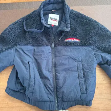 Tommy Jeans 네이비 플리스 자켓 L