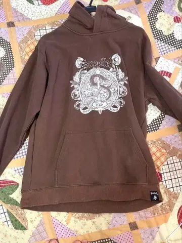 Supplier 브라운 후드 부착 후드티