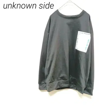 unknown side 포켓 부착 블랙 맨투맨 L 캐주얼