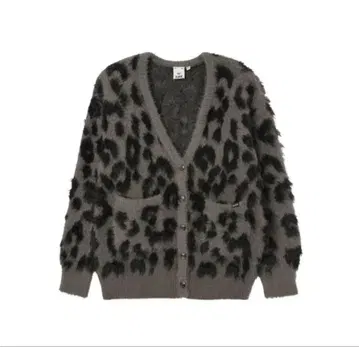 x-girl 레오파드 니트 가디건