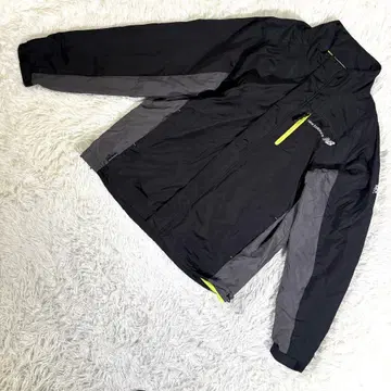 NEW BALANCE [ M ] 패딩 자켓 래글런 소매 방한 블랙