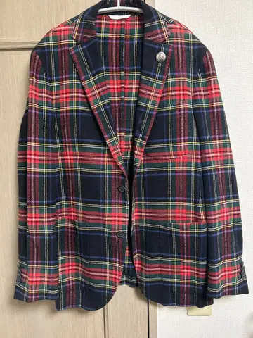 [ 새상품급 ] HYDROGEN 테일러드 자켓 체크 무늬