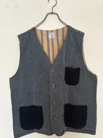 [ 오카야마 Blue Trick ] 데님 베스트