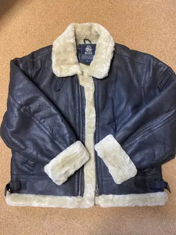 BOSS SUNTORY COFFEE 가죽 자켓 L 사이즈