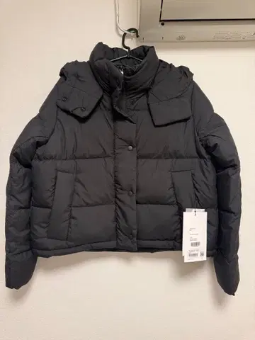 Wunder Puff 600 다운필 크롭 자켓 블랙 사이즈 4