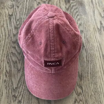 RVCA 코듀로이 캡 핑크