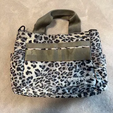 BRIEFING 레오파드 무늬 카트 백