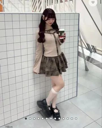 evelyn 체크 컷 셋업