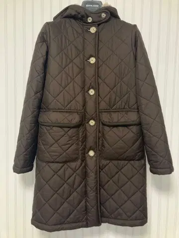 매킨토시 보아 퀼팅 코트 36