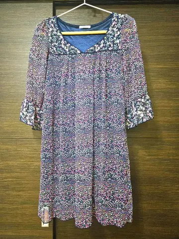 POU DOU DOU 플라워 프린트 미니 원피스