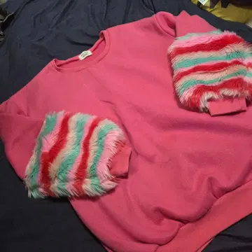 퍼 달린 핑크 트레이닝복 FREE 사이즈 속기모