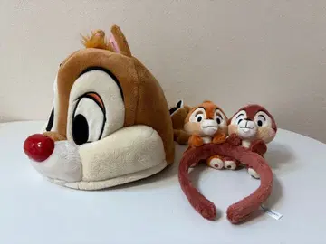 칩과 데일 팬캡 데일 머리띠 포함