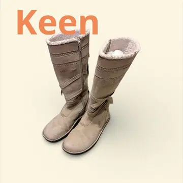 KEEN 베이지 롱 부츠
