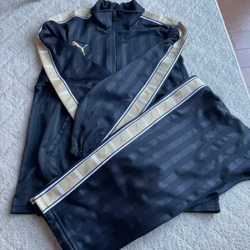 PUMA 블랙 골드 저지 L 사이즈