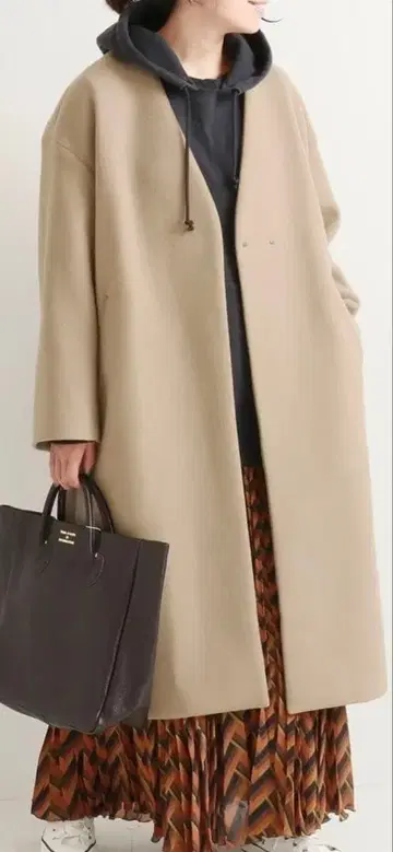 이에나 IENA MANTECO 노카라 코트 40 택 미사용