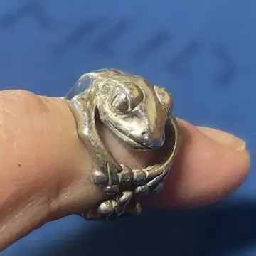 와긴 WAGIN Silver 925 개구리 반지 4~4.5호