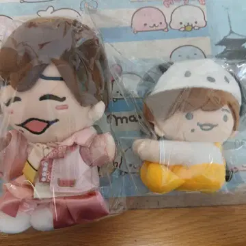 인형 마스코트 2개 세트