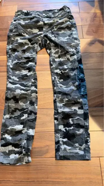 카모 패턴 롱 팬츠 XS