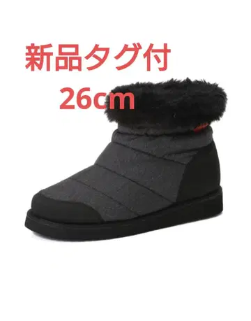 [택 포함 새상품] 베어파우 퀼팅 부츠 차콜 그레이/26.0cm