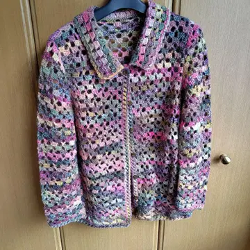 핸드메이드 손뜨개질 가디건