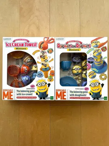 미니언즈 아이스크림 타워 도넛 온 도넛