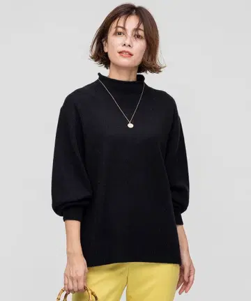 23구 캐시미어 블렌드 벌키 모크넥 니트