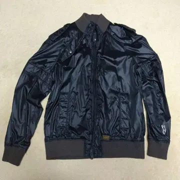 G-STAR 블랙 폴리에스테르 소재 자켓 XL