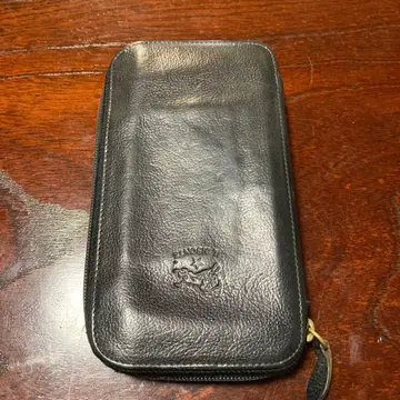 IL BISONTE 블랙 장지갑